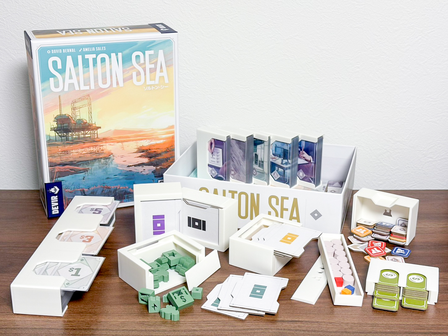 ボードゲーム用インサートボックス（ソルトン・シー対応）